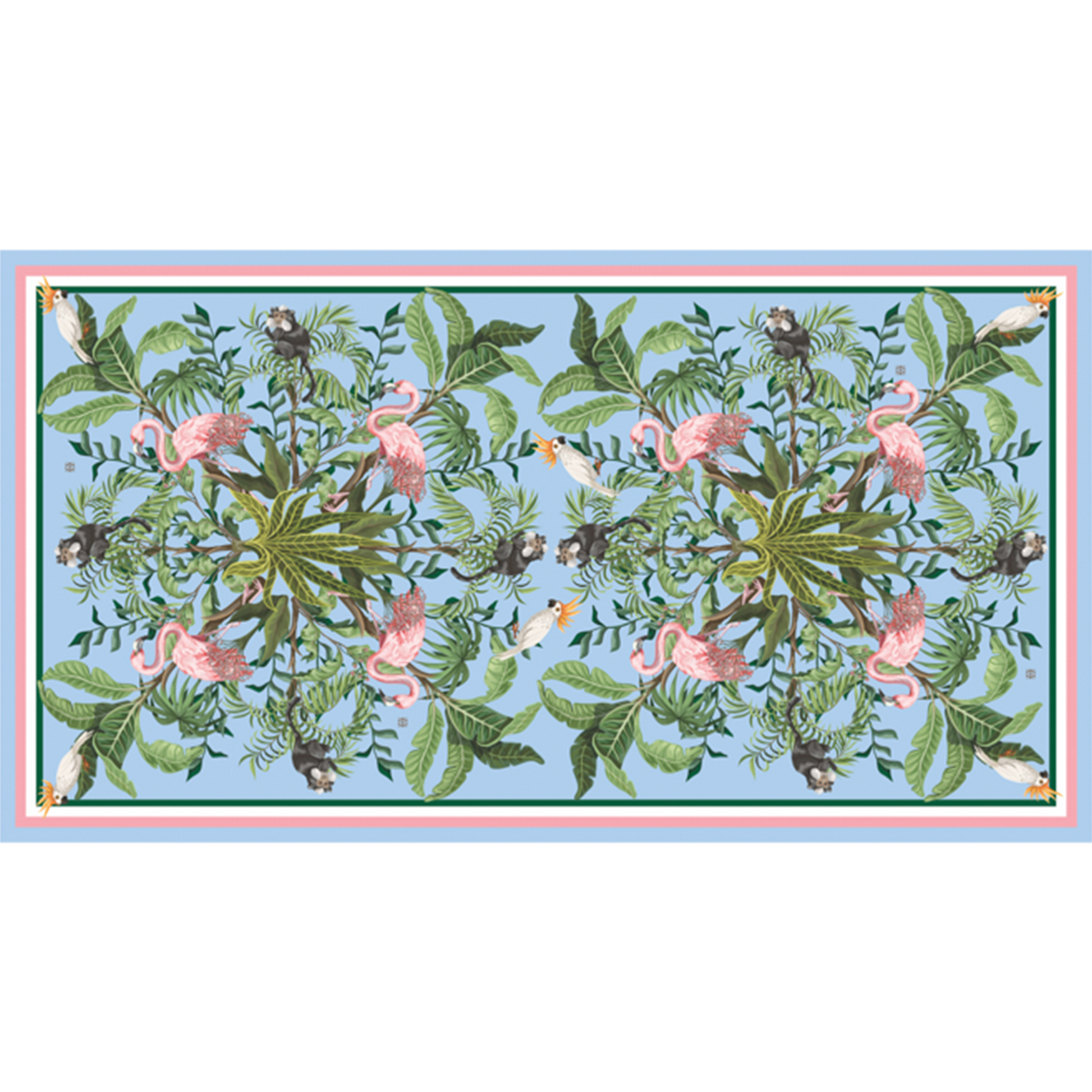 JUNGLE ANIMALS CASHMERE SCARF