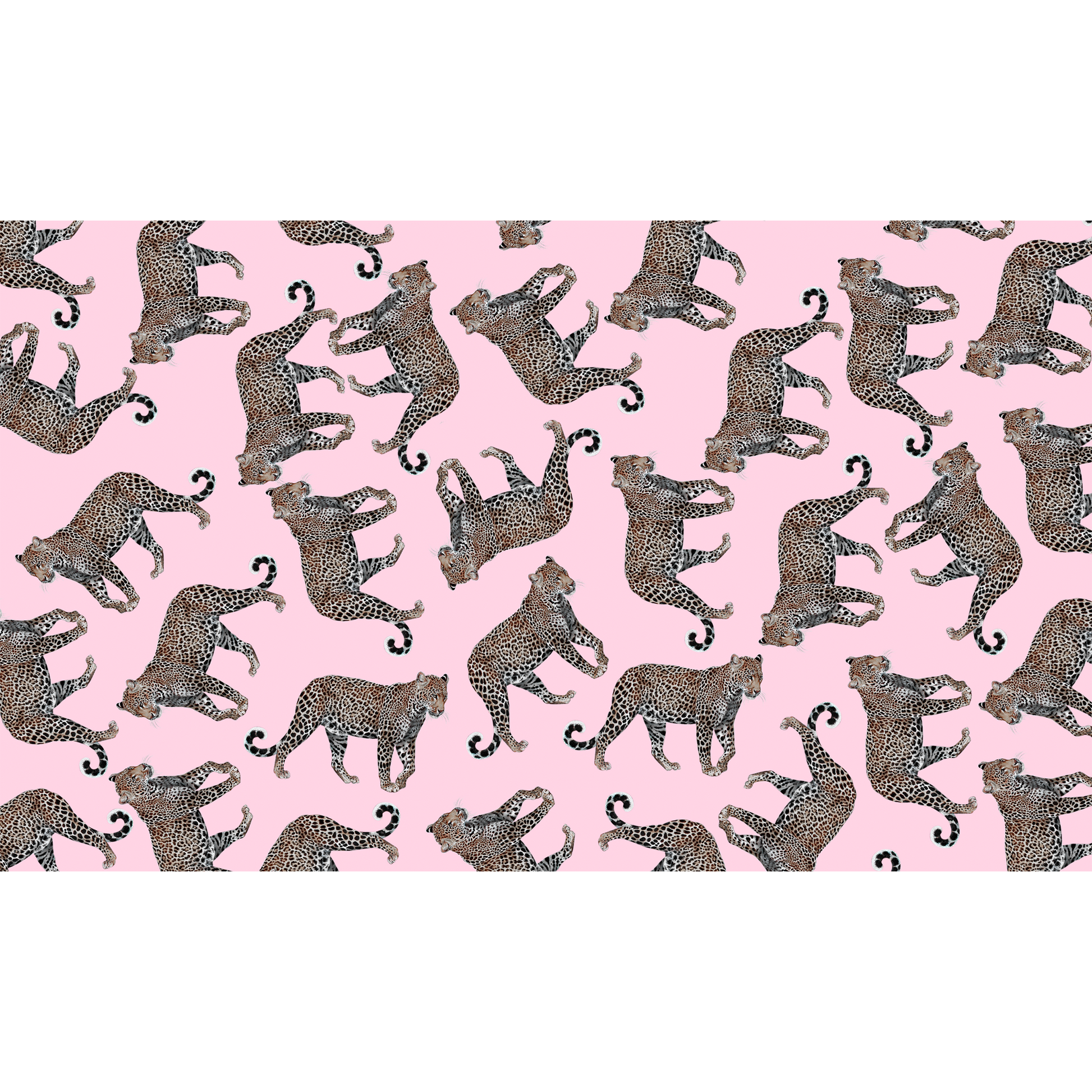 LEOPARD NATURAL CASHMERE SCARF