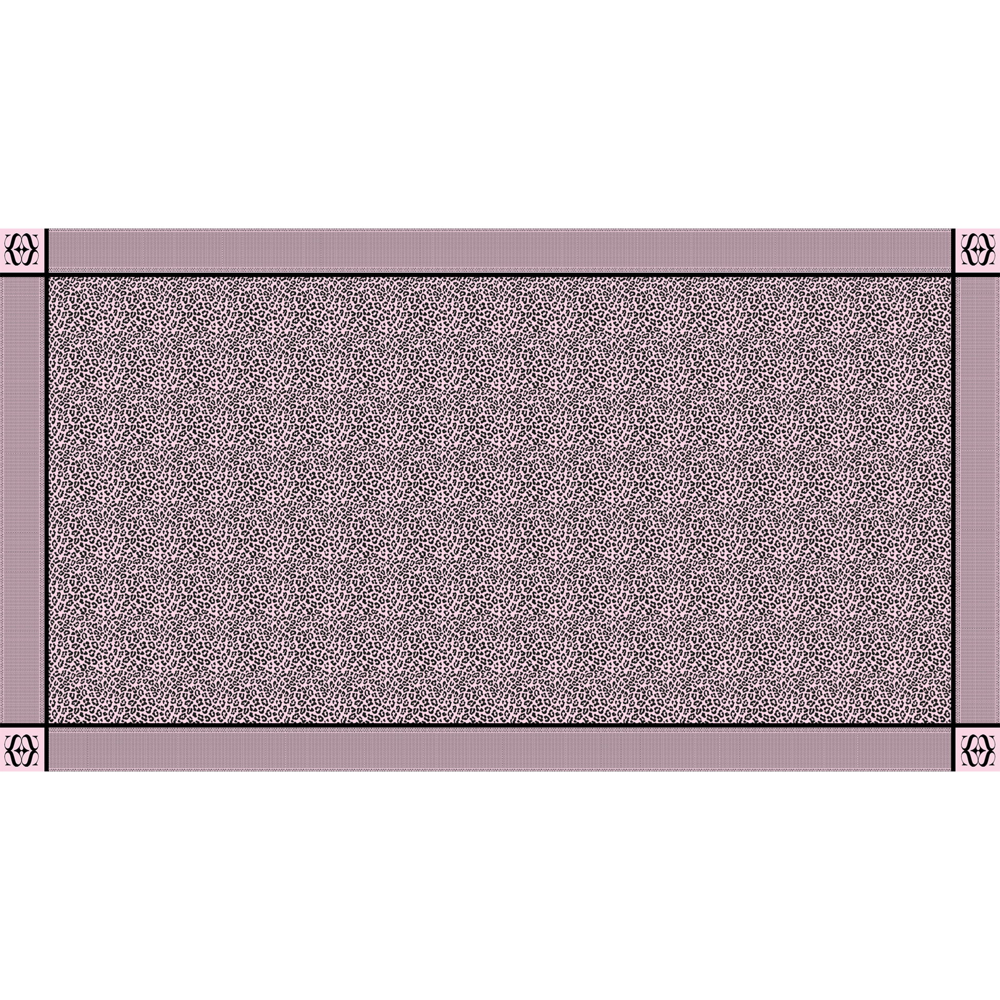 WE LOVE LEO FELTED CASHMERE SCARF