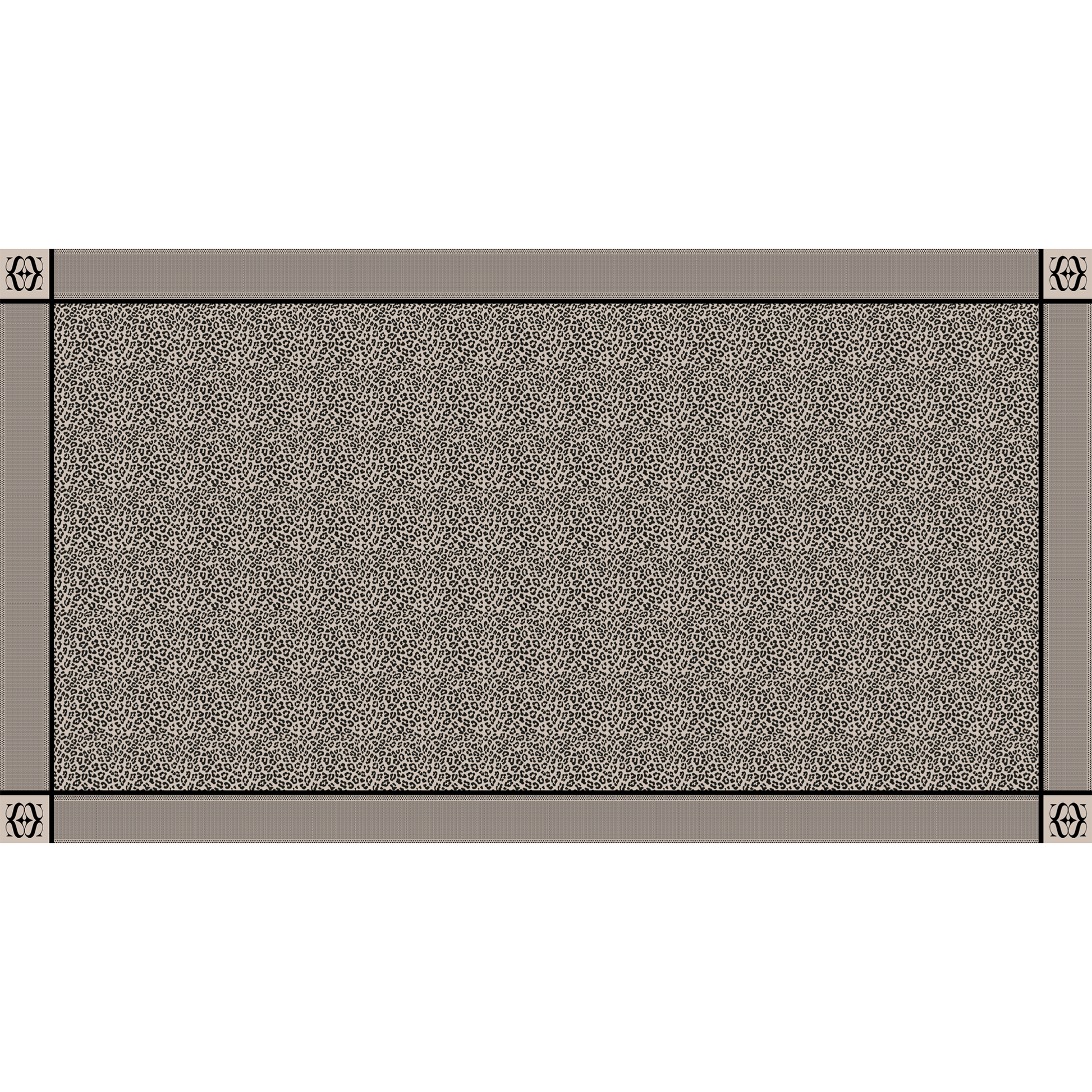 WE LOVE LEO FELTED CASHMERE SCARF