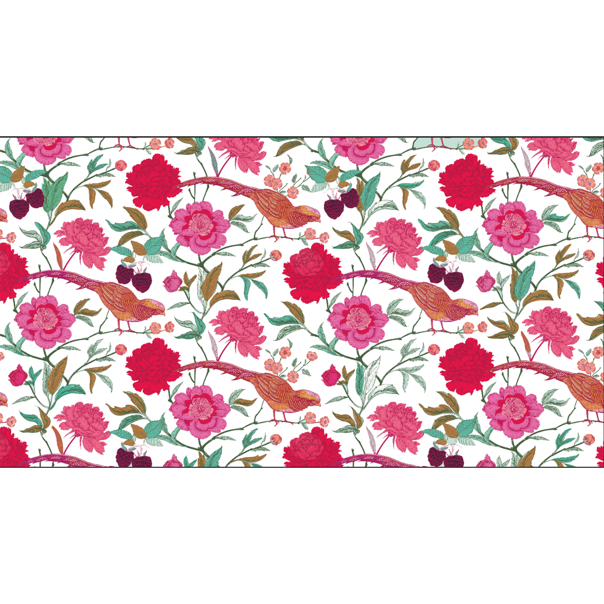 BIRD PARADISE CASHMERE SCARF