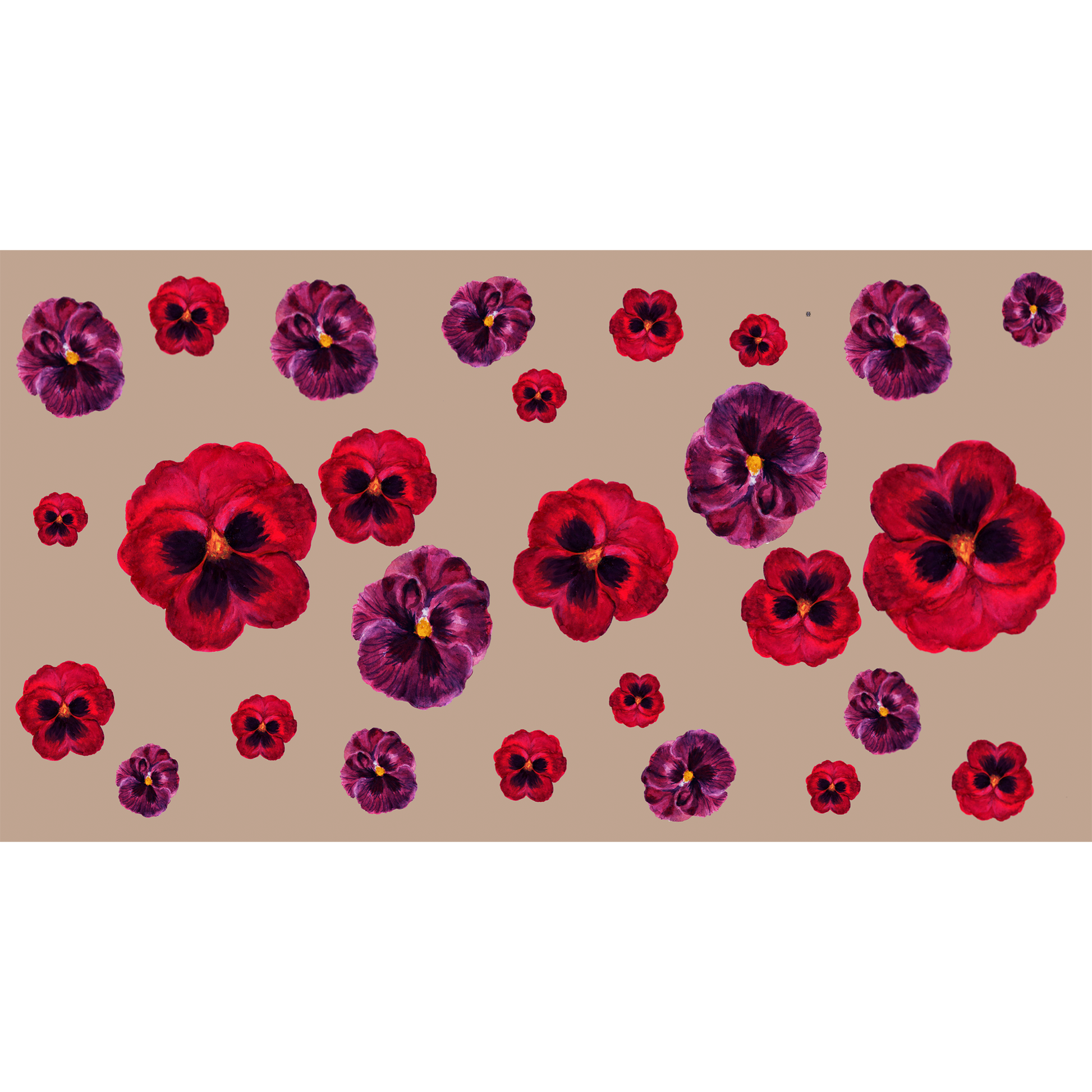 PANSY CASHMERE SCARF