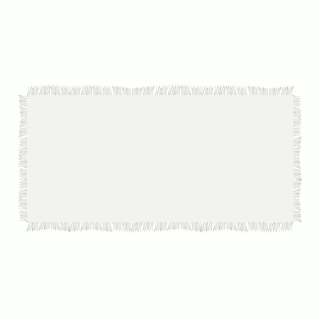 FELTED SCARF WITH FRINGES