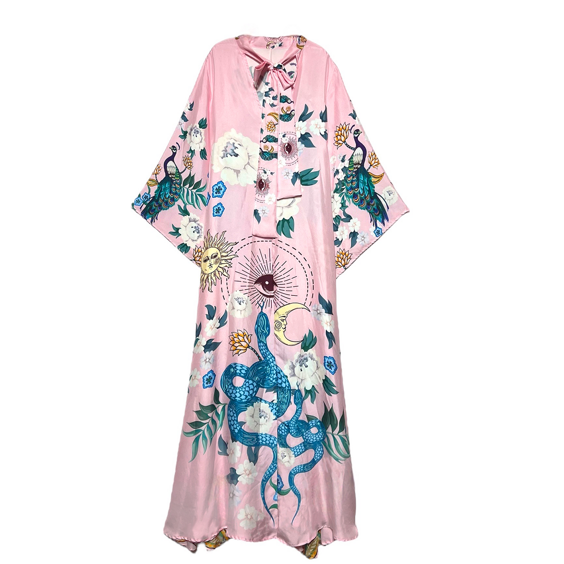 PEAFOWL PRINCESS DRESS - rose