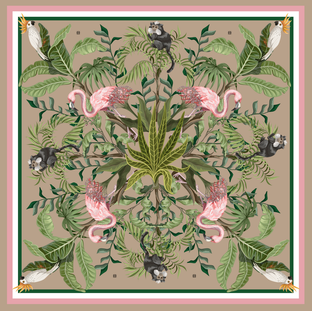 JUNGLE ANIMALS SHORT DRESS