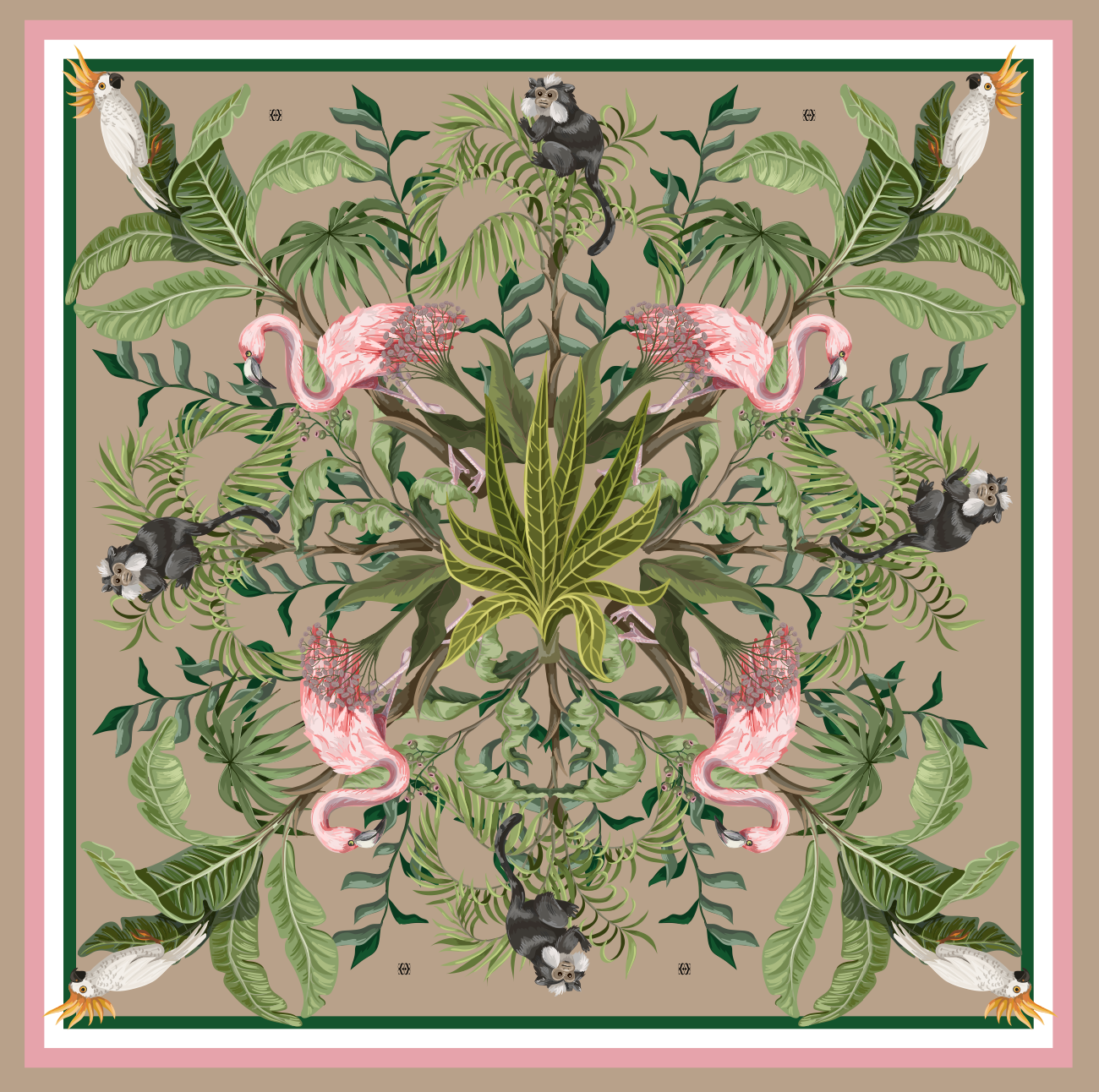 JUNGLE ANIMALS SHORT DRESS