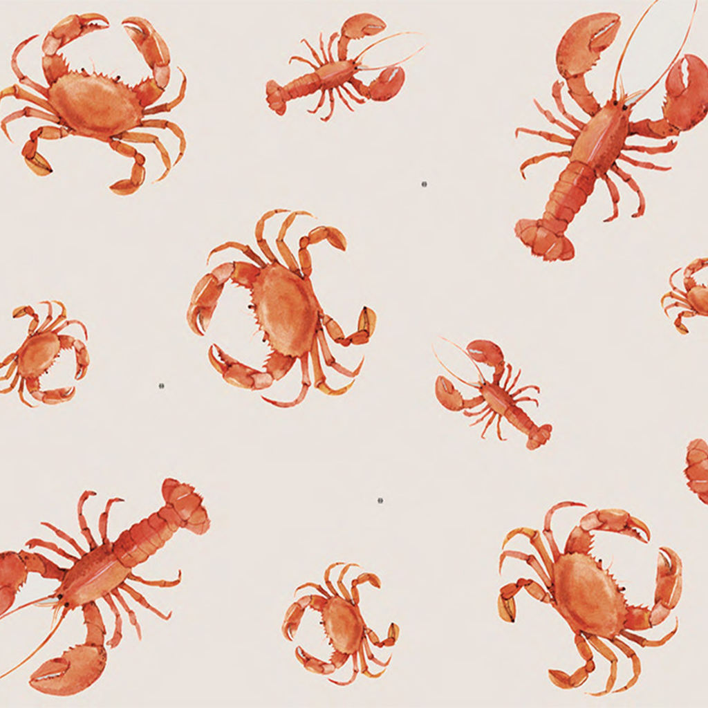 CRAB & LOBSTER SILK TUNIC - OFF-WHITE