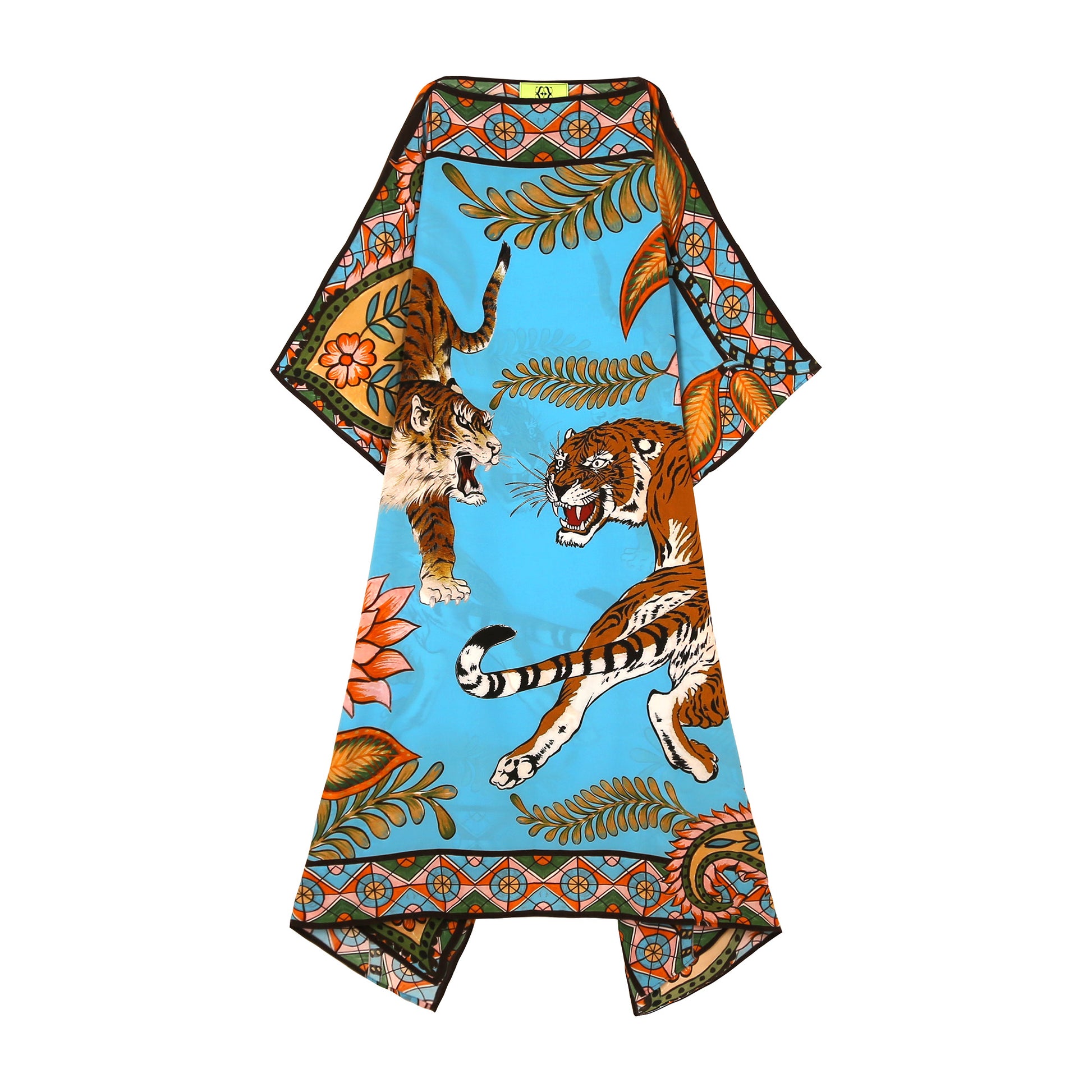 TIGER & JUNGLE SILK TUNIC