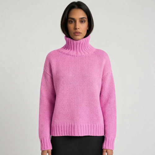 GABRIELLE SWEATER - CARNATION