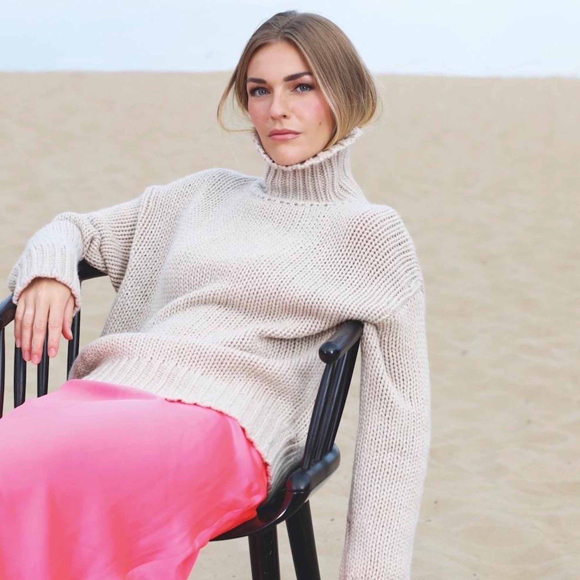 GABRIELLE SWEATER - WHEAT