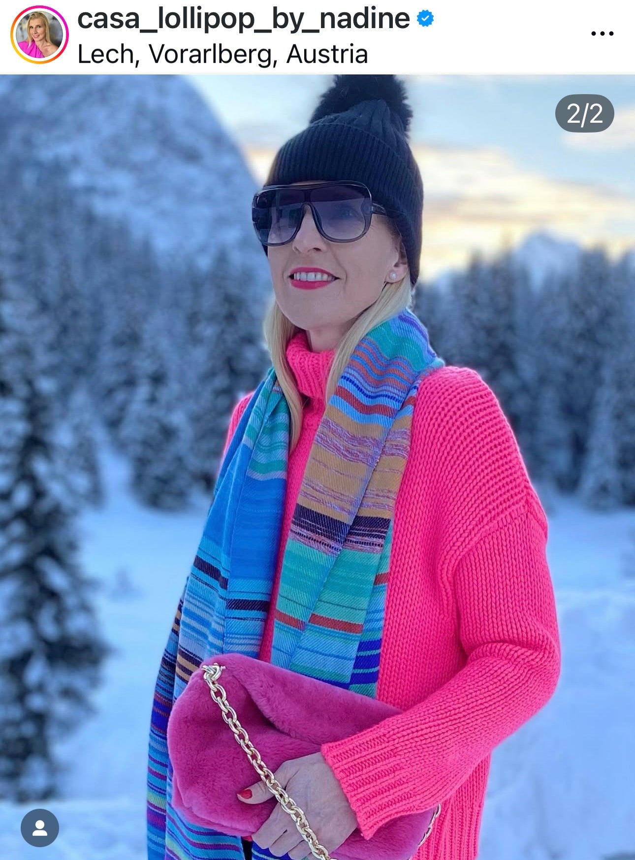 GABRIELLE SWEATER - DAYGLOW