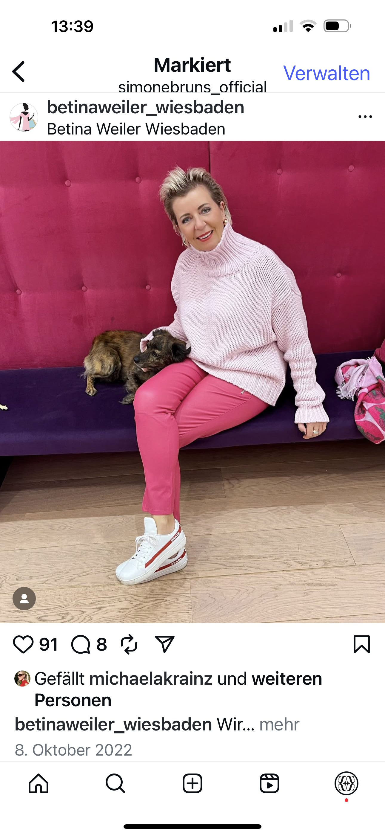 GABRIELLE SWEATER - POWDER