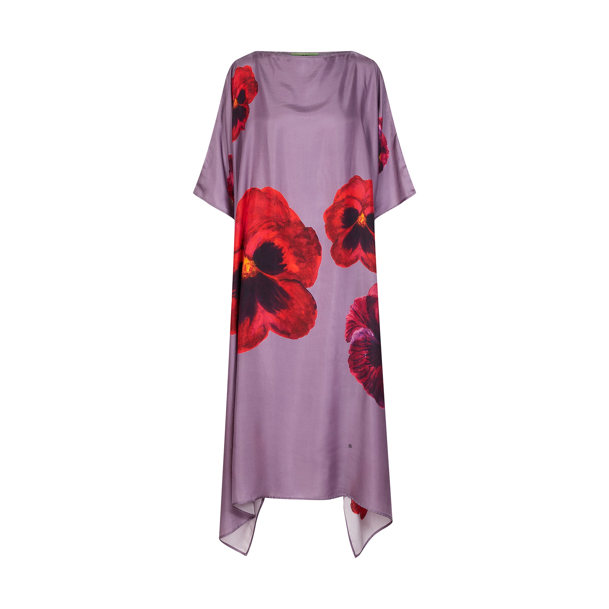 PANSY SILK TUNIC - plum