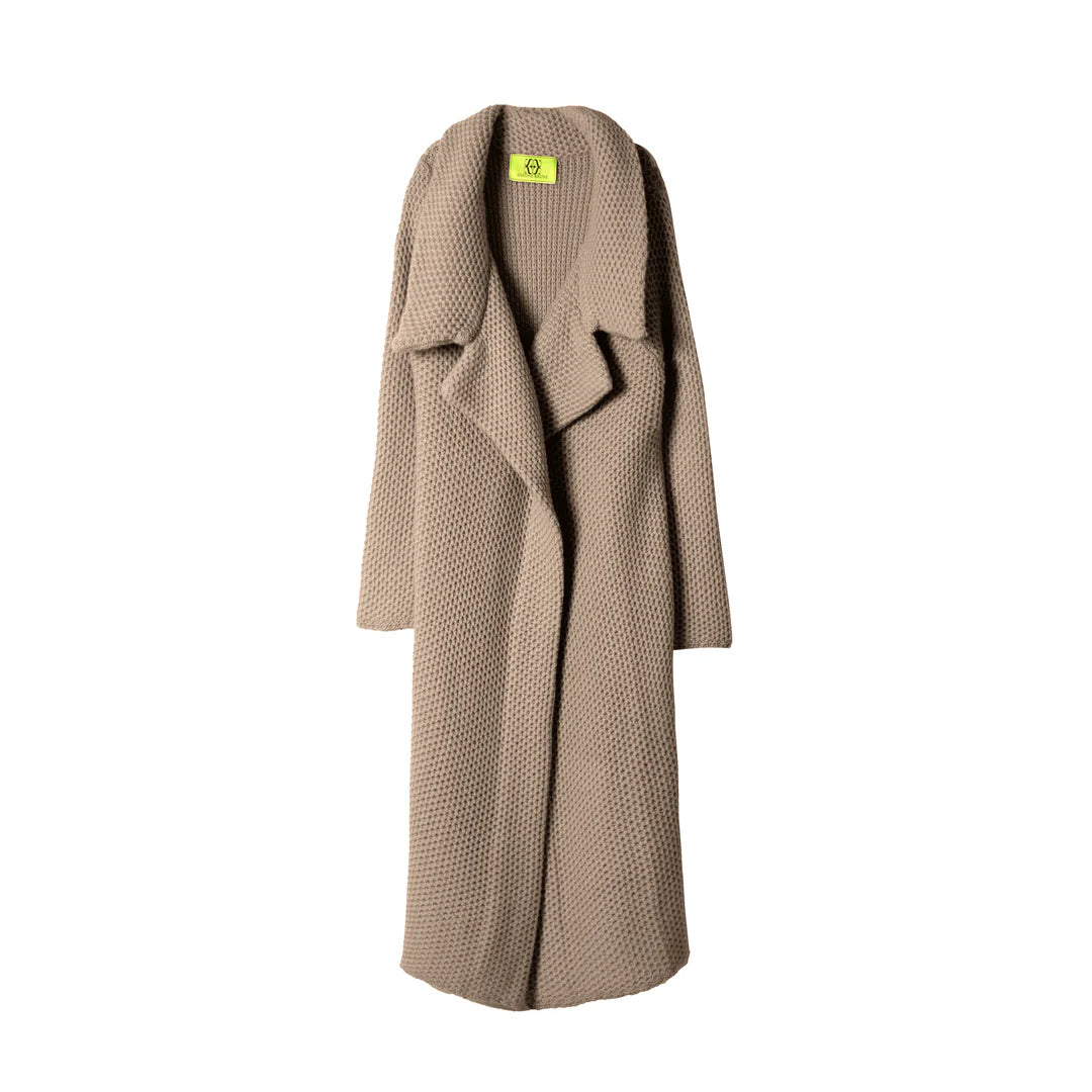 MARA CARDIGAN - ECO GRAVEL