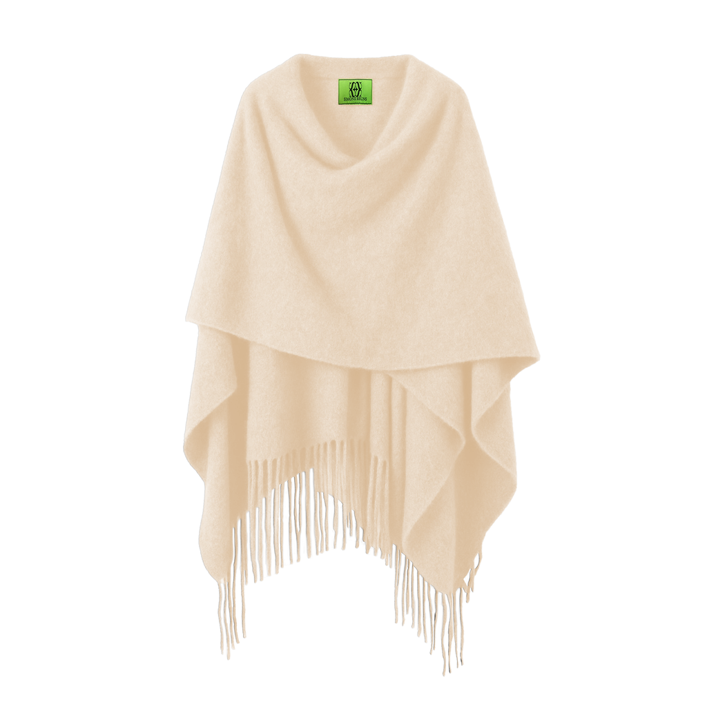 BRUSHED SHARON CAPE - BEIGE