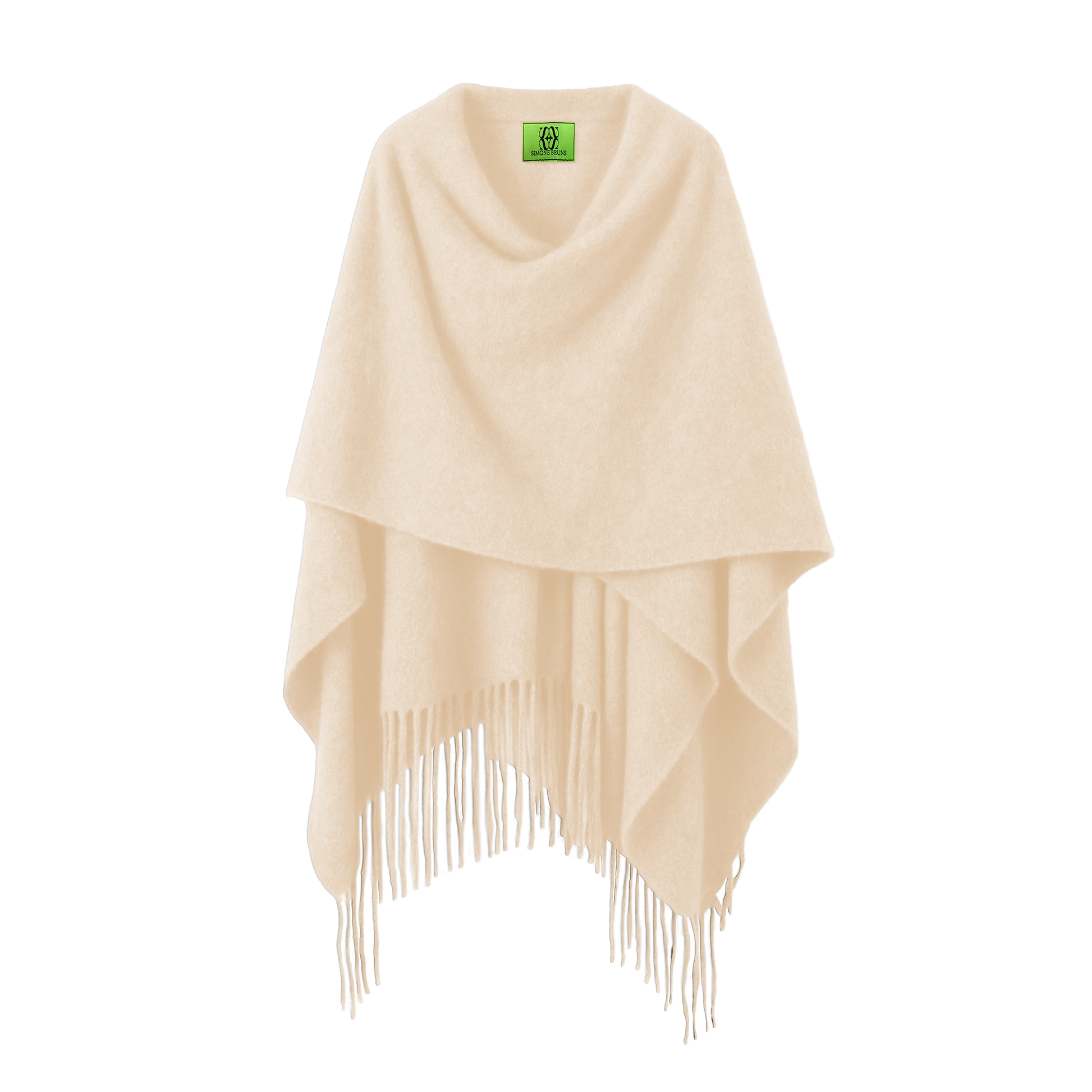 BRUSHED SHARON CAPE - BEIGE