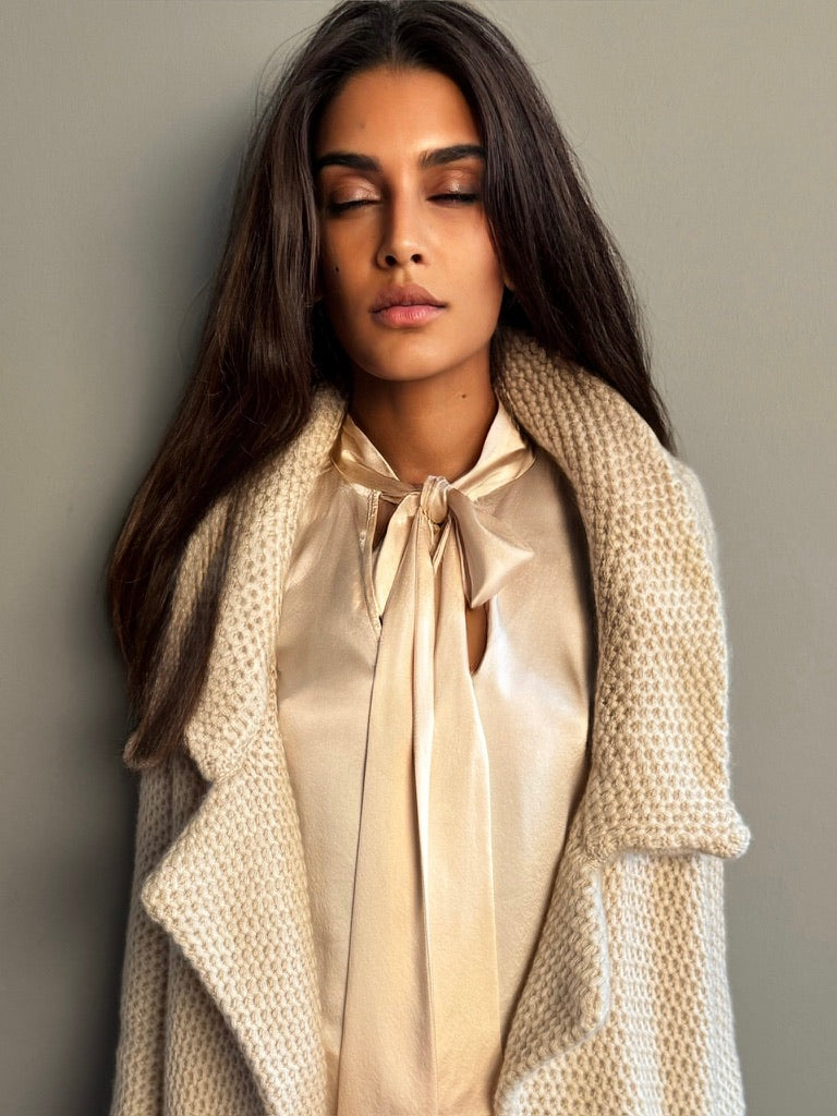 MARA CARDIGAN - WHEAT