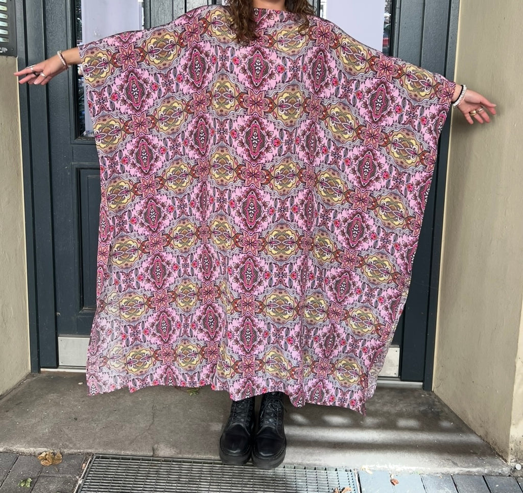 ERENO SILK TUNIC - light rose