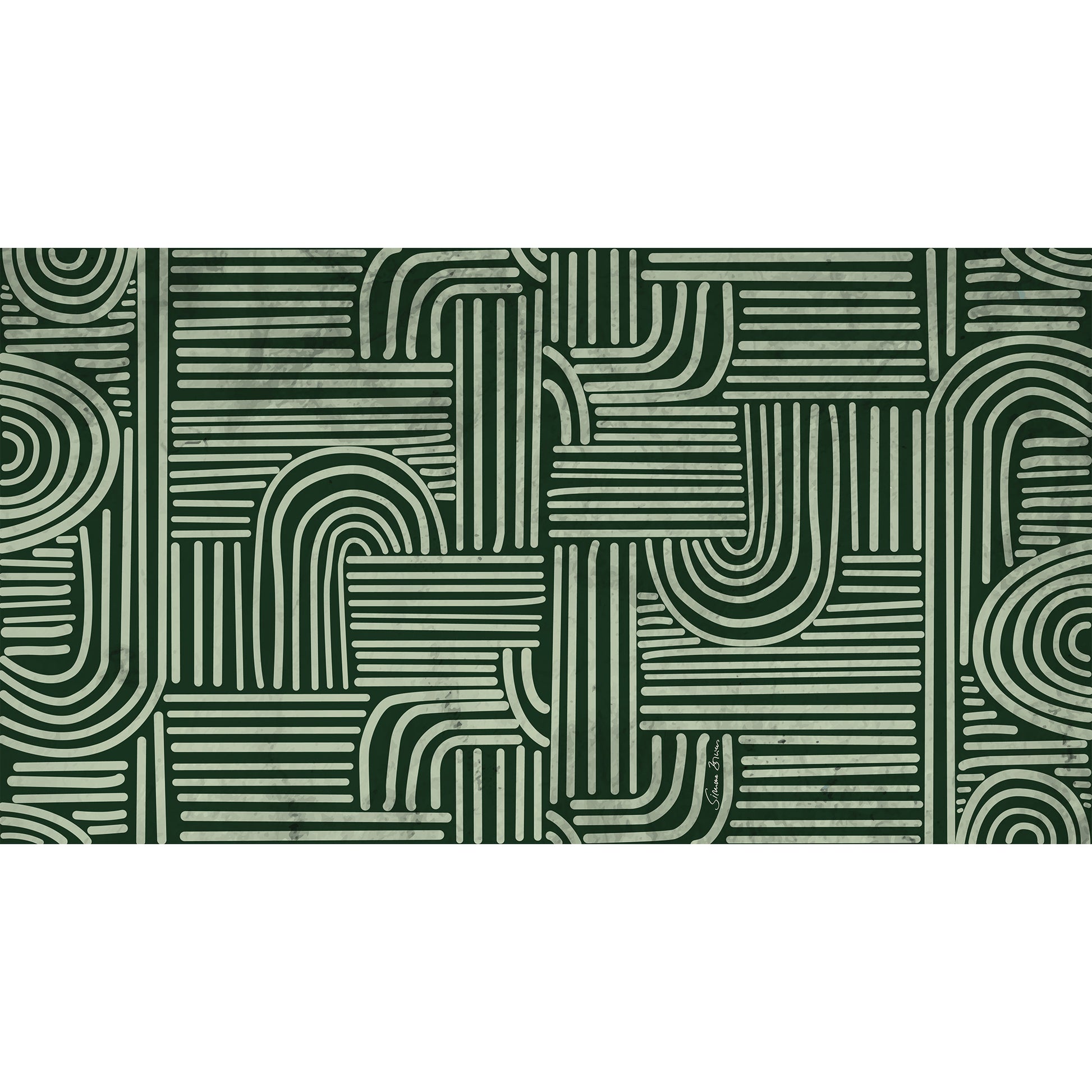 RETROSPECT CASHMERE FELTED SCARF - FELTED FOREST