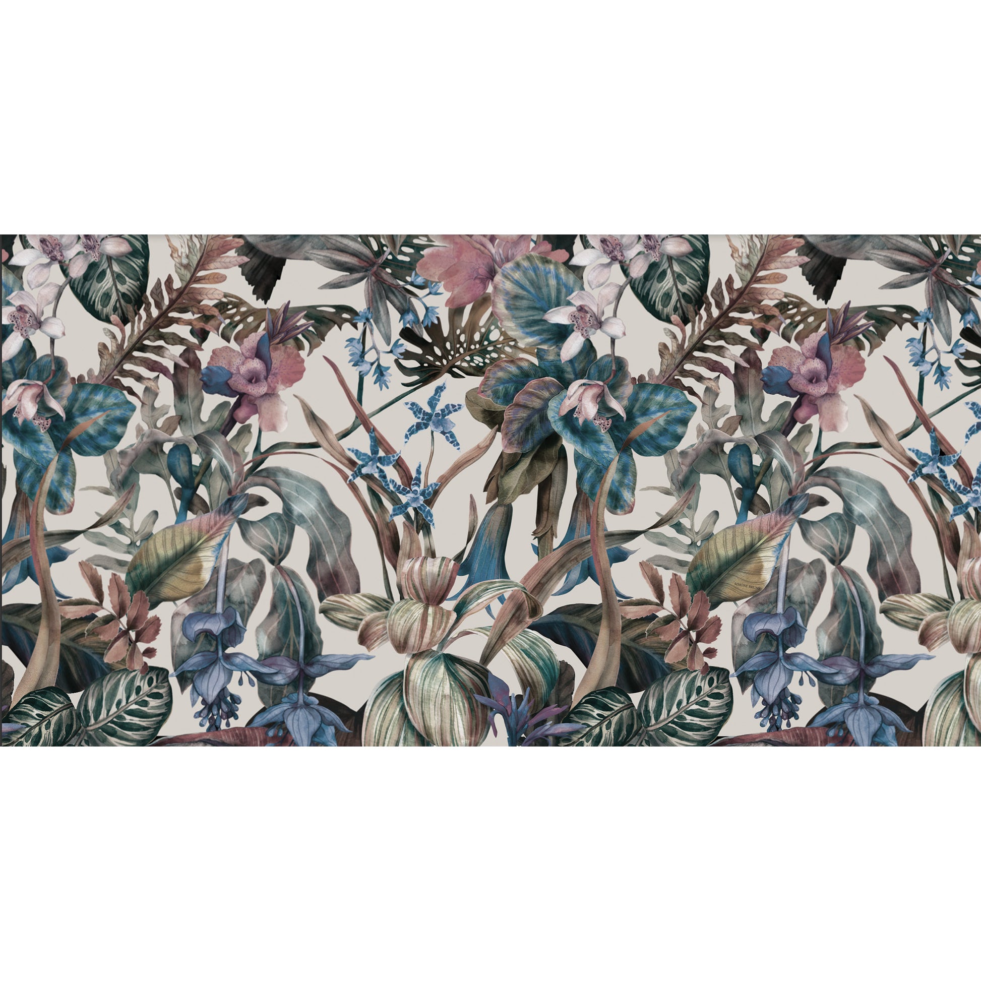 ORCHEDIA CASHMERE SCARF - CREME