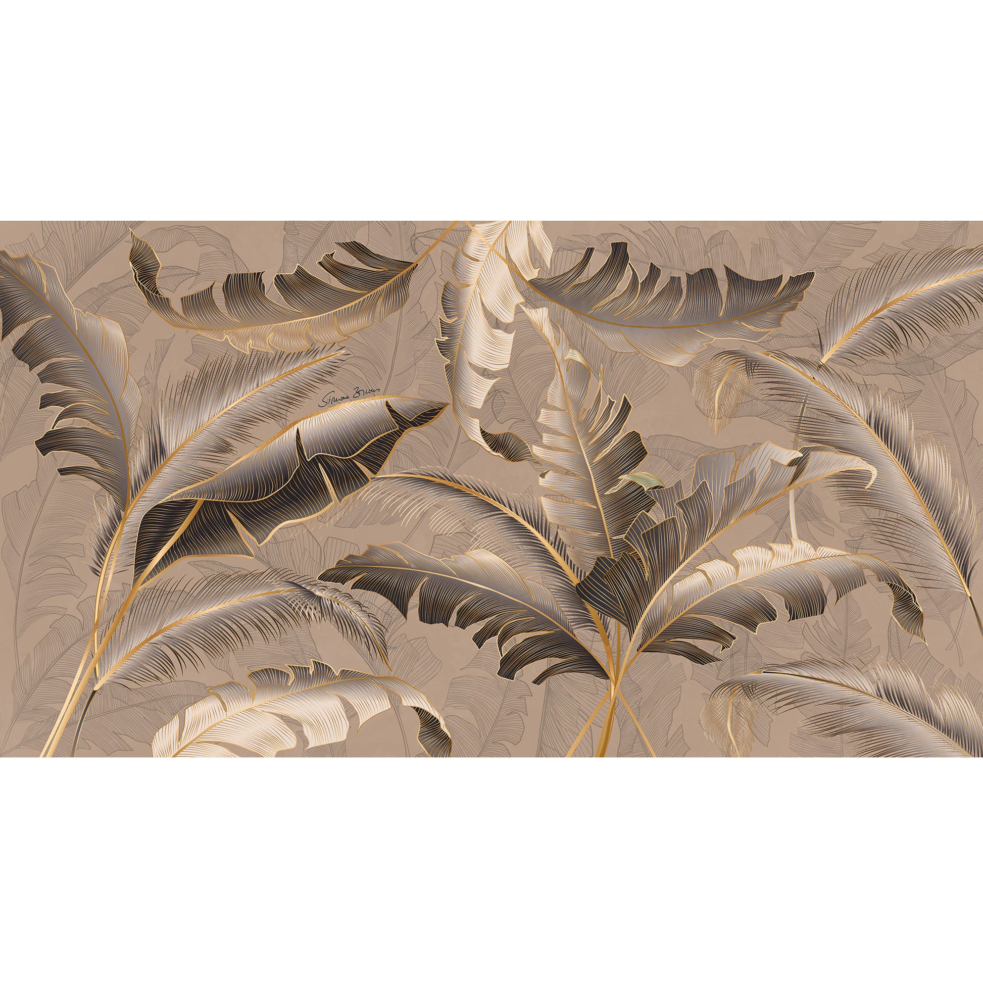 VERDLEAF CASHMERE SCARF - TAUPE