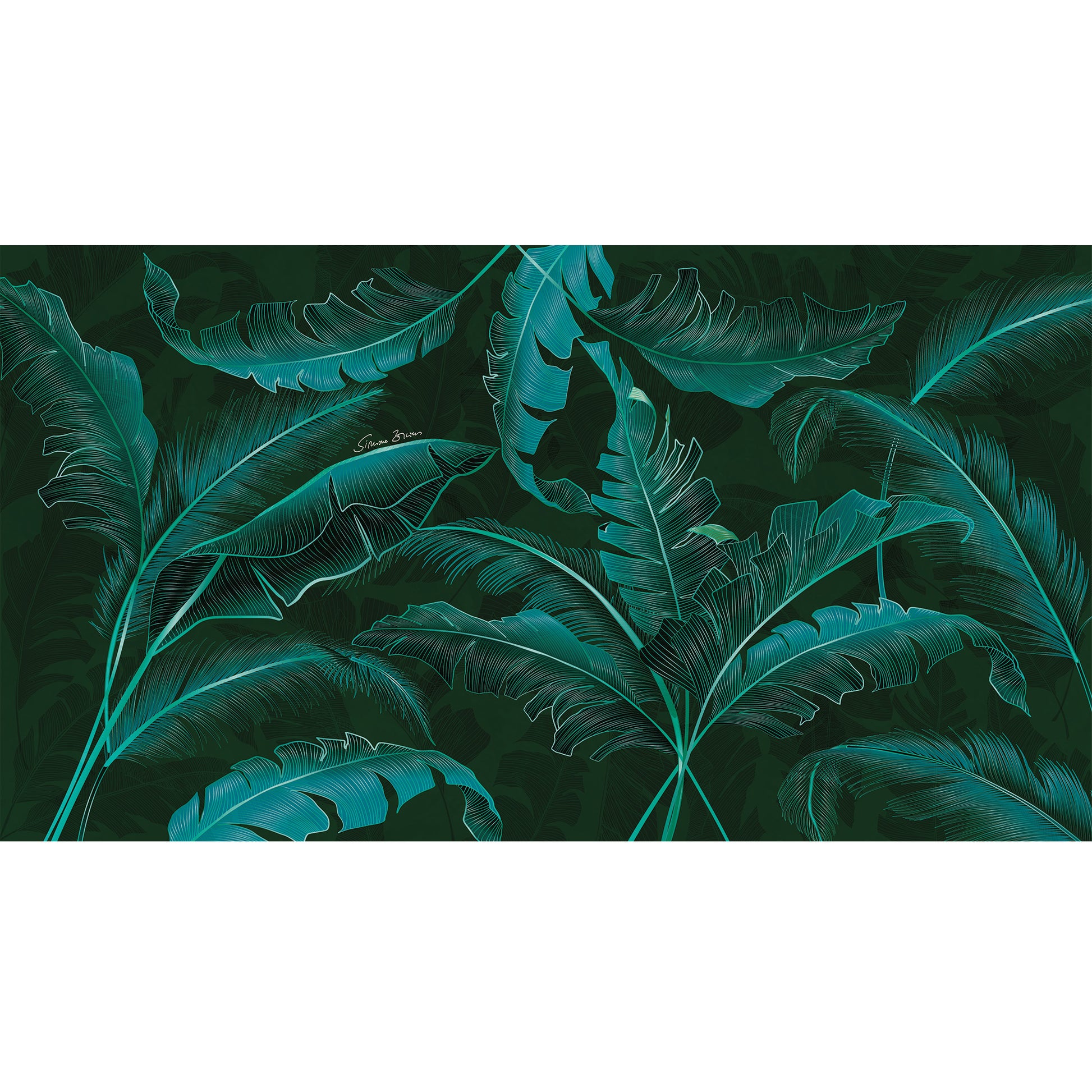 VERDLEAF CASHMERE SCARF - FOREST