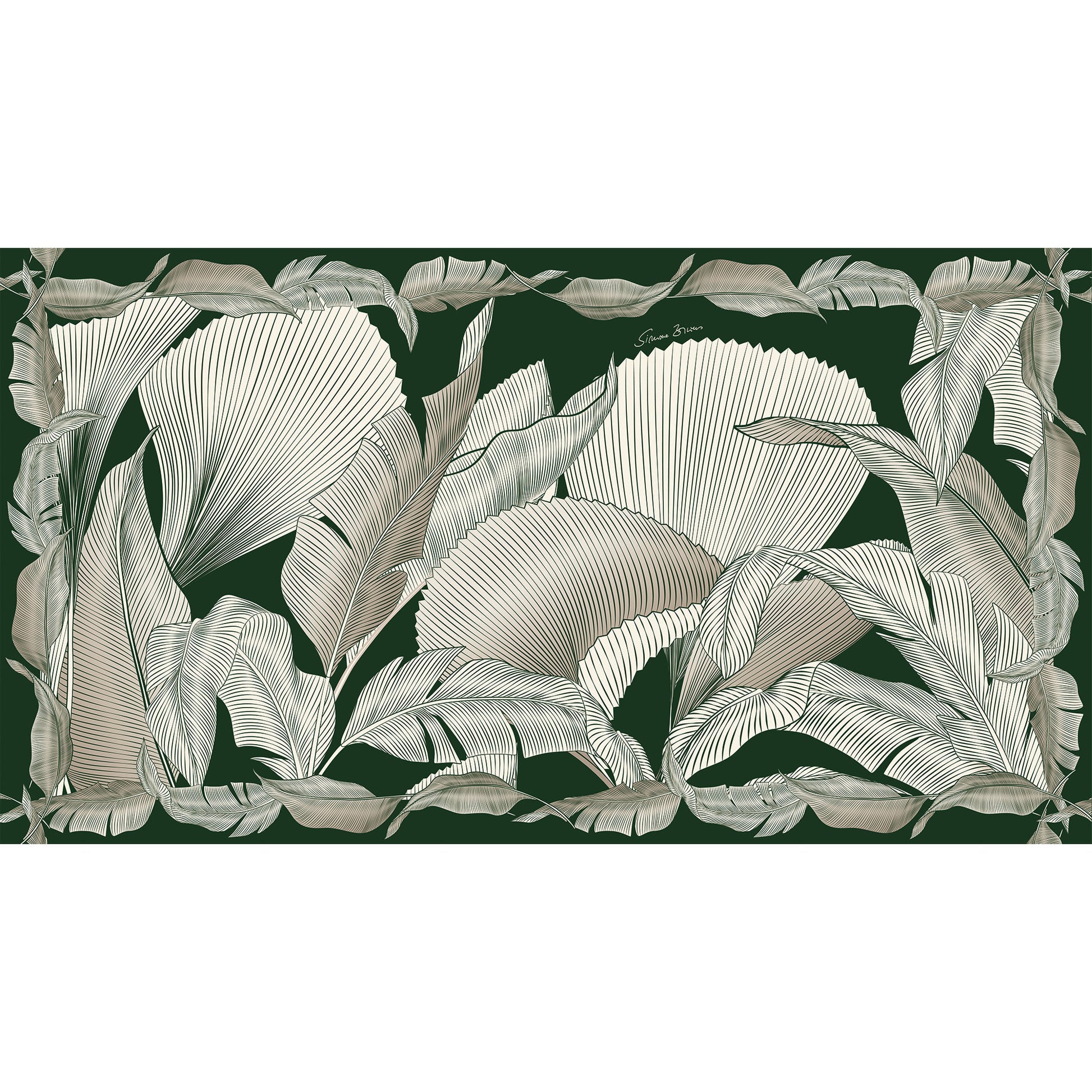 SOFTTROPICS CASHMERE SCARF - FOREST