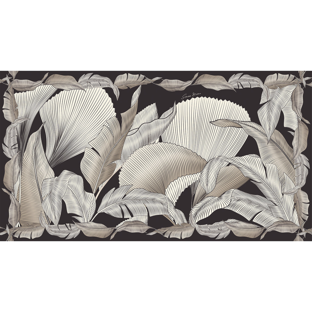 SOFTTROPICS CASHMERE SCARF - COMPOST
