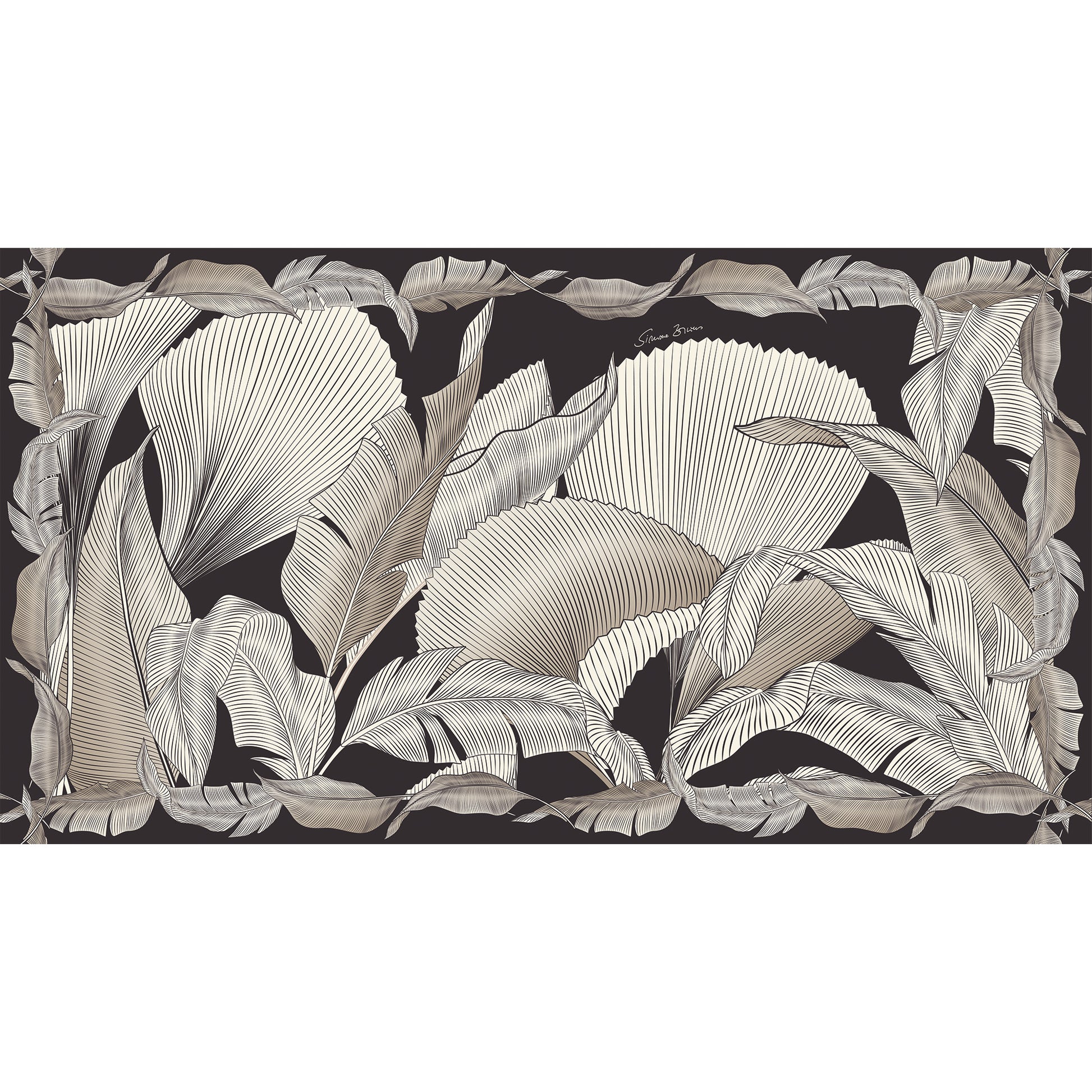 SOFTTROPICS CASHMERE SCARF - COMPOST