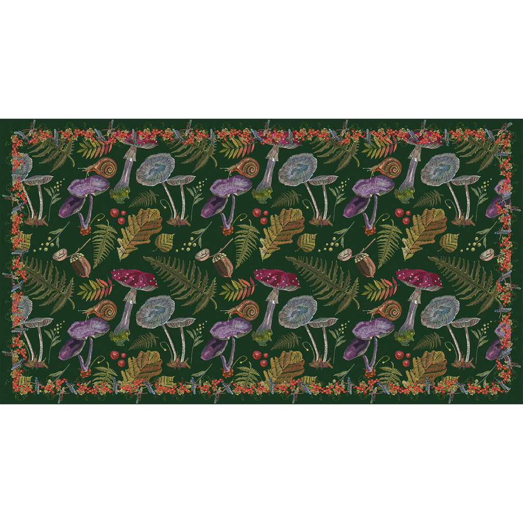 MYKO CASHMERE SCARF - FOREST