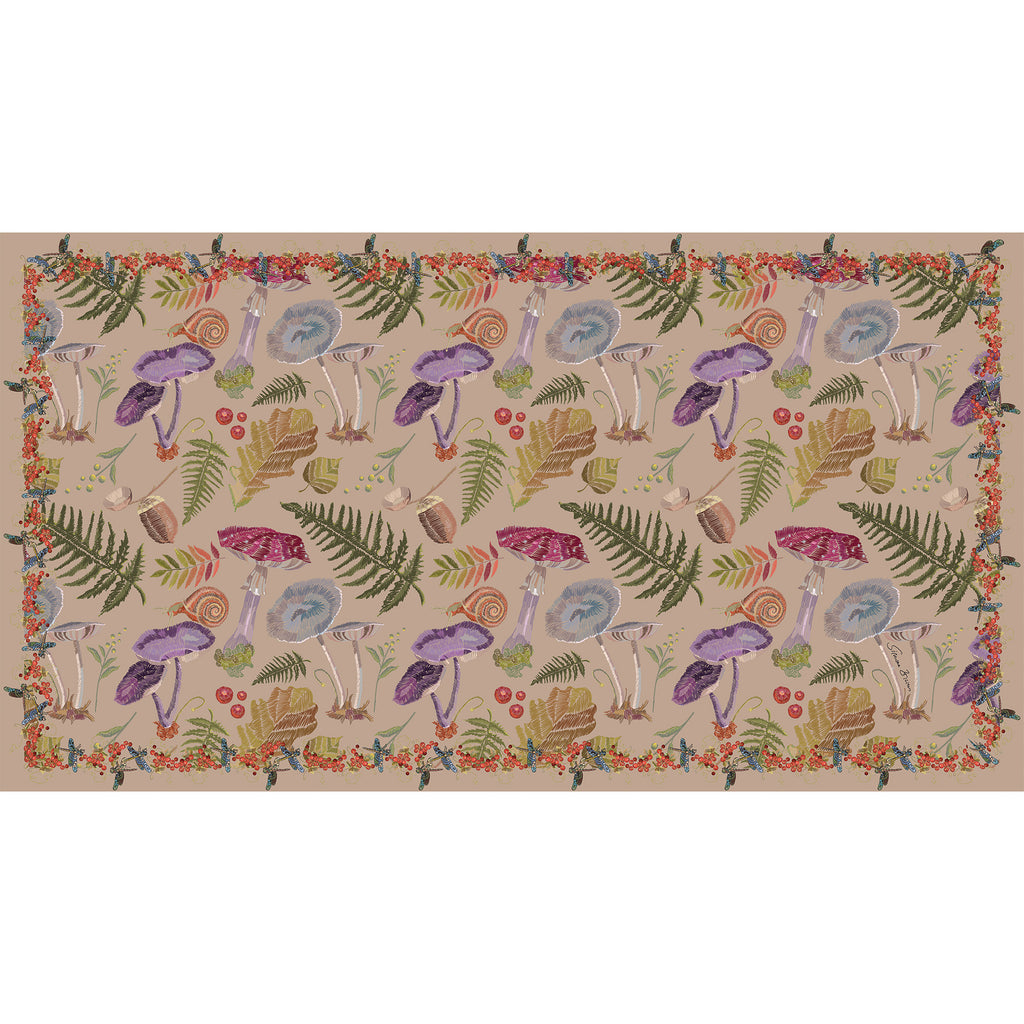 MYKO CASHMERE SCARF - TAUPE