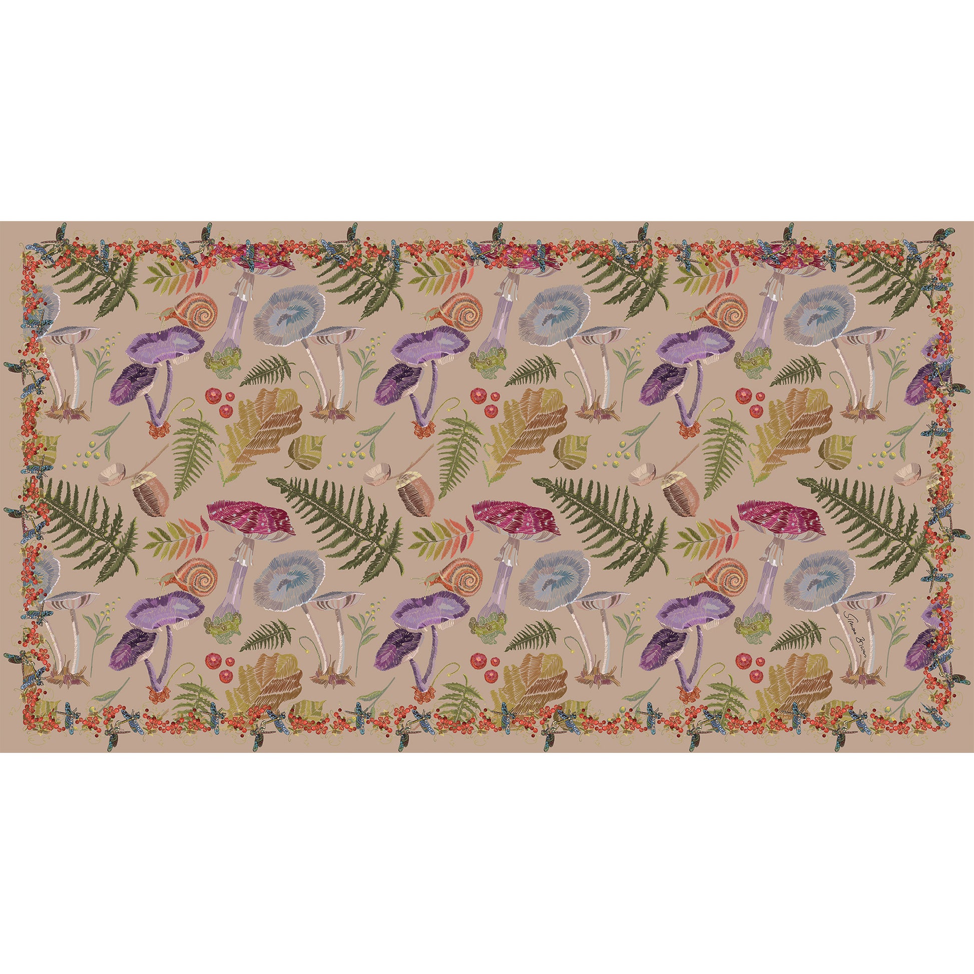 MYKO CASHMERE SCARF - TAUPE
