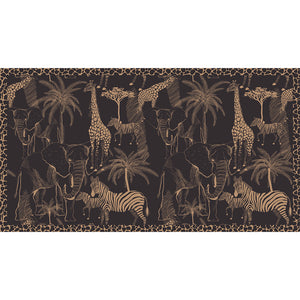 AFRIMALS CASHMERE FELTED SCARF - FELDET COMPOST