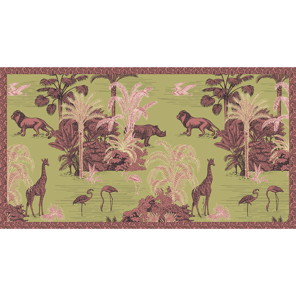 GREVANNE CASHMERE SCARF - GREEN
