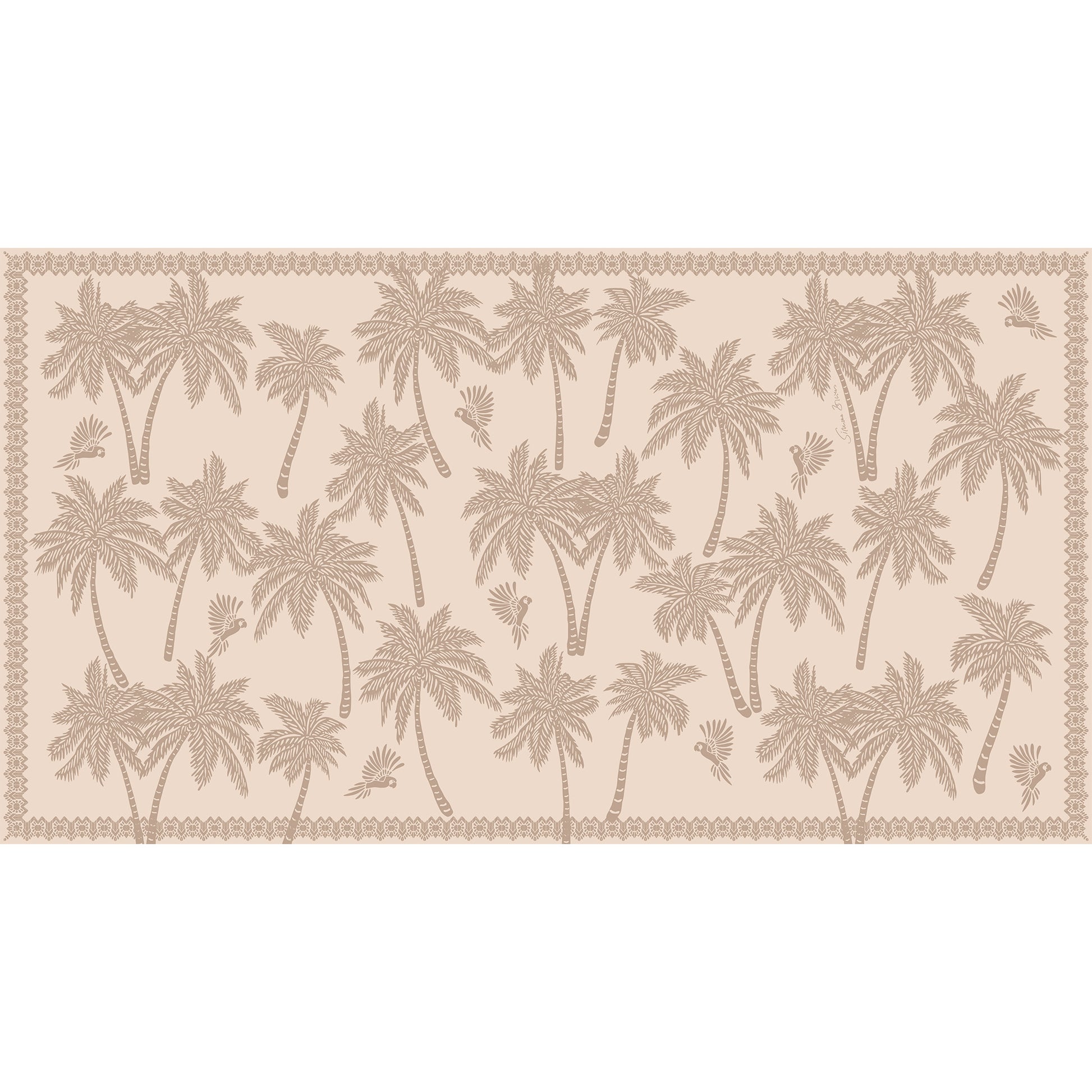 BLUETIDE CASHMERE SCARF - OFFWHITE