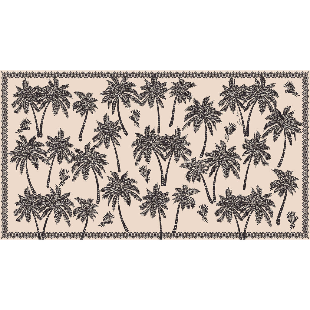BLUETIDE CASHMERE SCARF - COMPOST