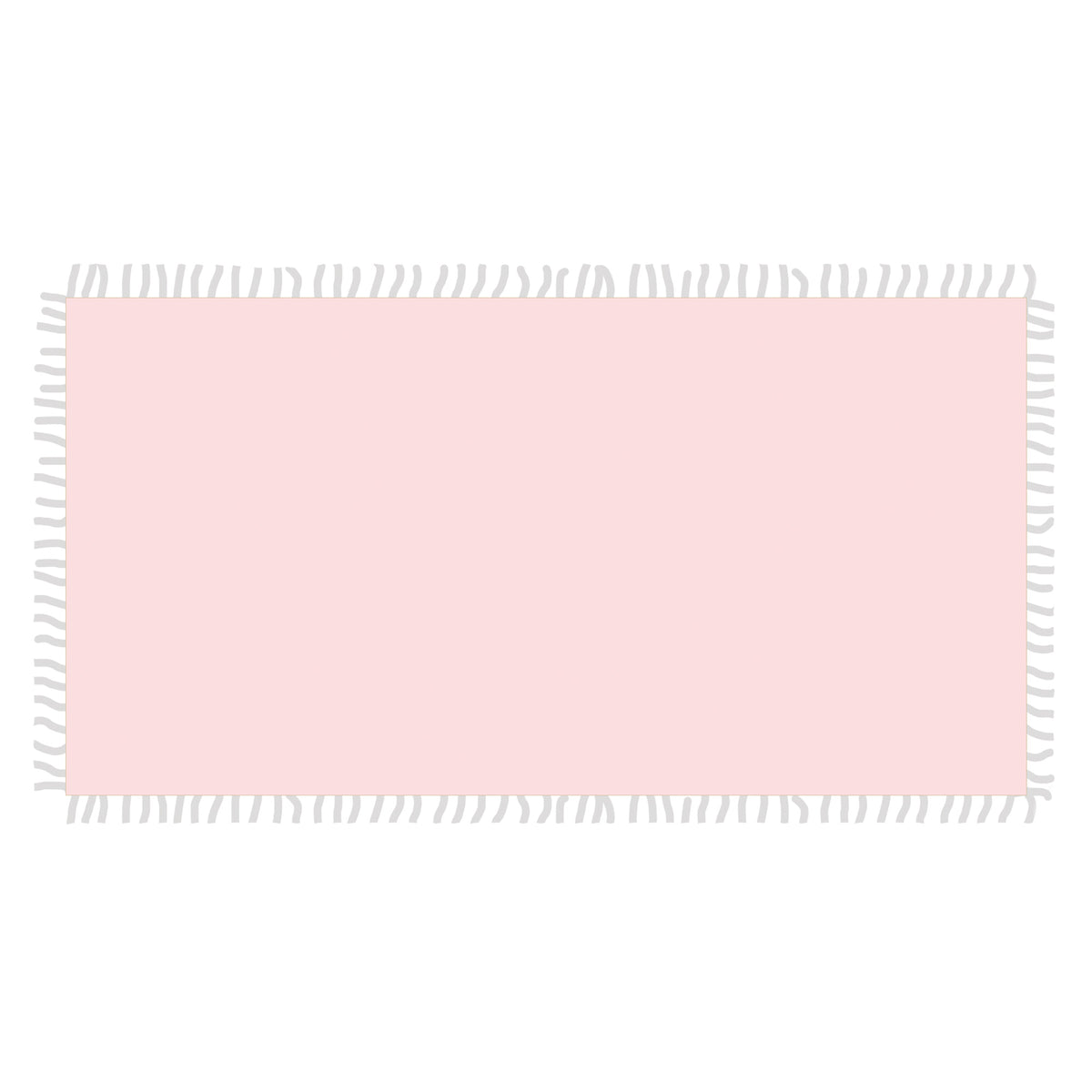 FELTED SCARF WITH FRINGES - rose