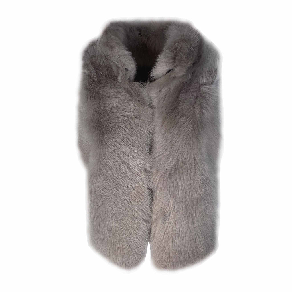 TOSCANA LAMBSKIN VEST - grey