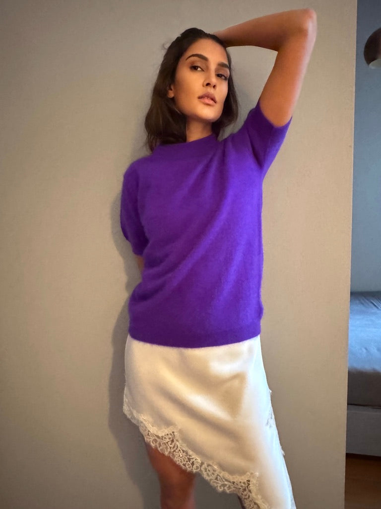 BRUSHED CASHMERE SHIRT - WAVELENGHT