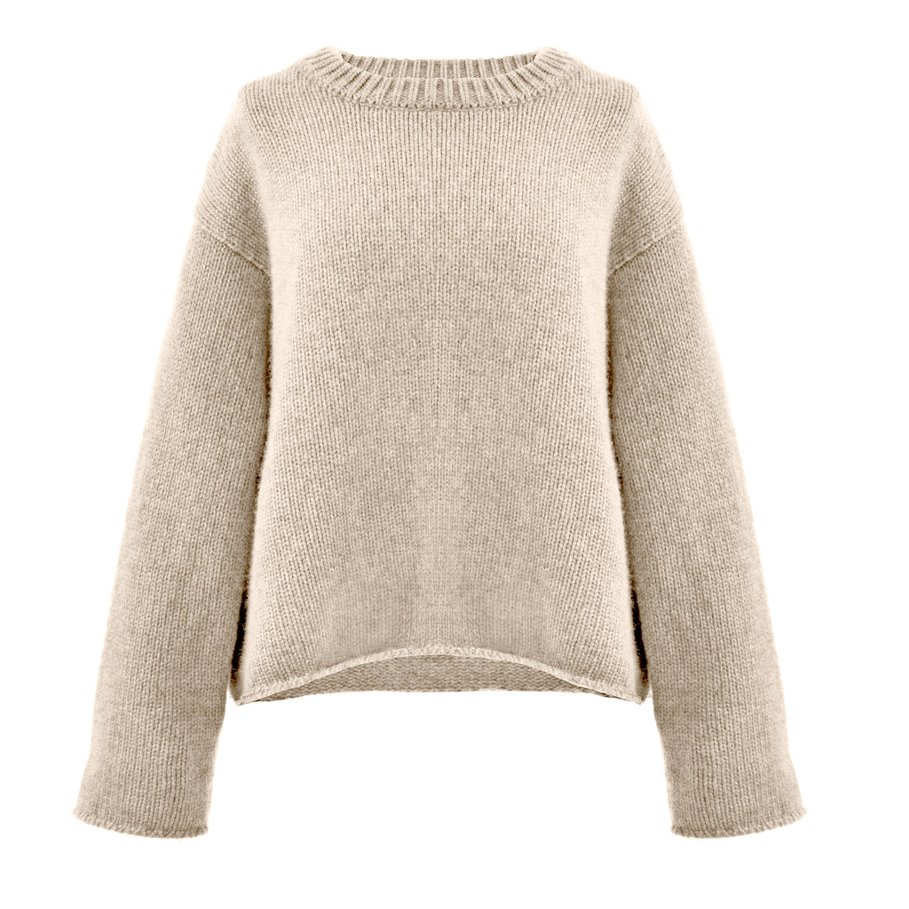 COOL ISCHGL SWEATER - wheat