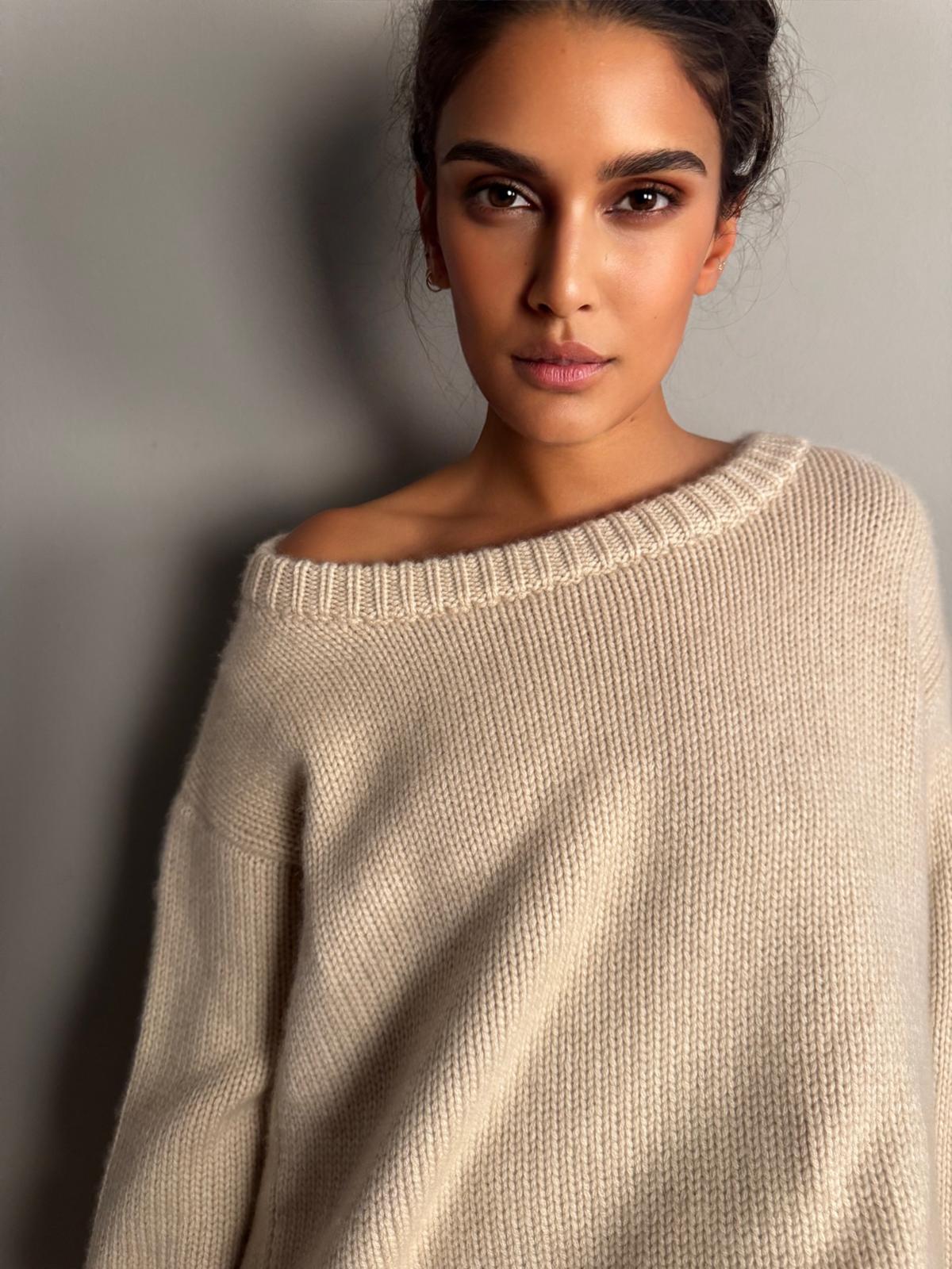 COOL ISCHGL SWEATER - wheat