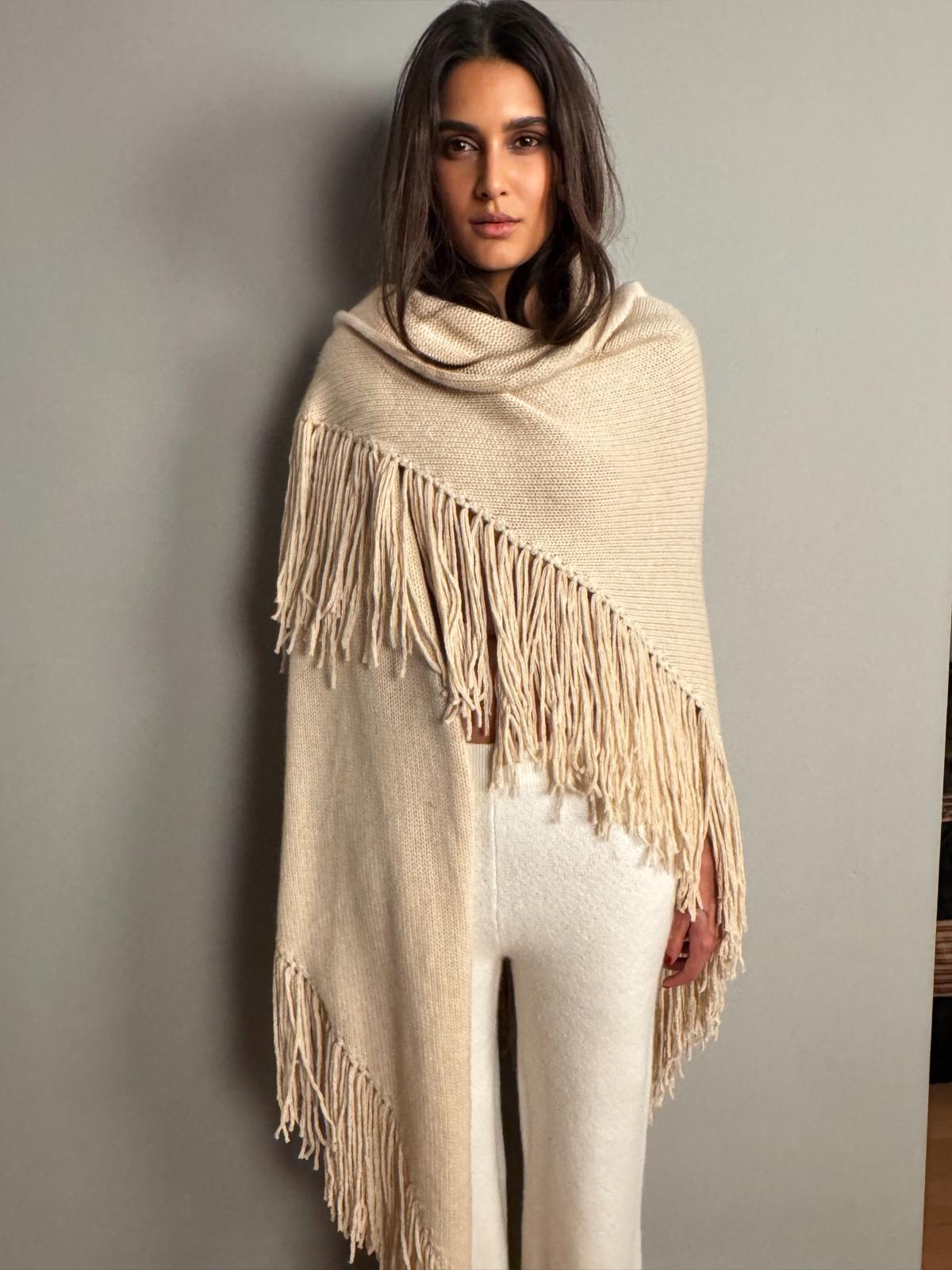 CELIN CAPE - WHEAT