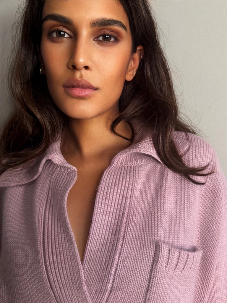 BRUSHED SASA SWEATER - CRUSH