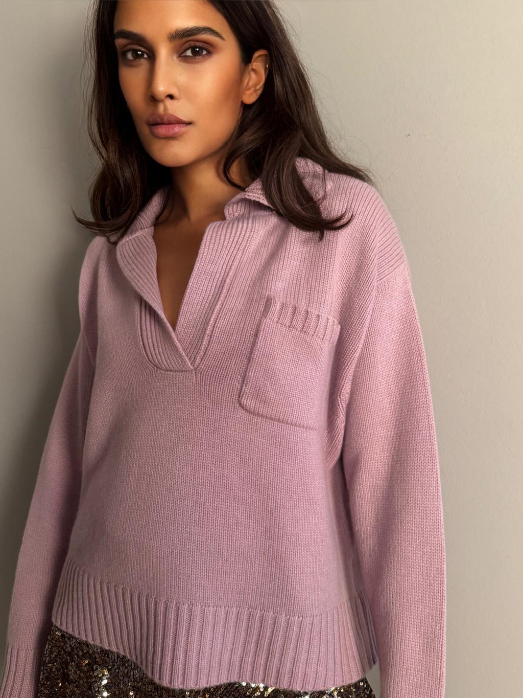 SASA SWEATER SMALL - crush