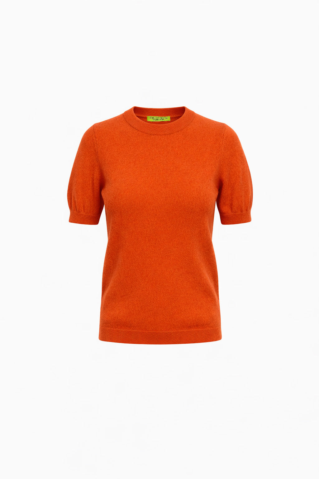 BRUSHED CASHMERE SHIRT - ORANGE