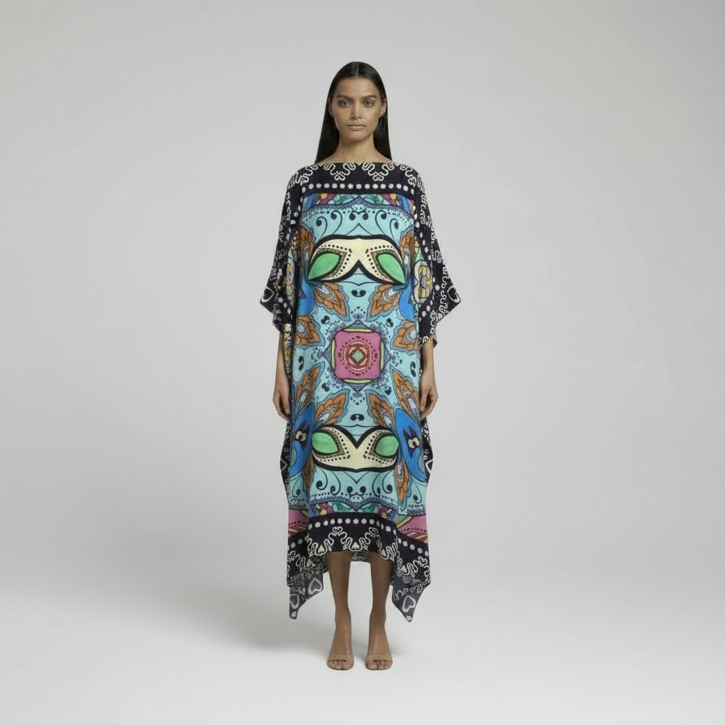 LUSH SILK TUNIC - MINT