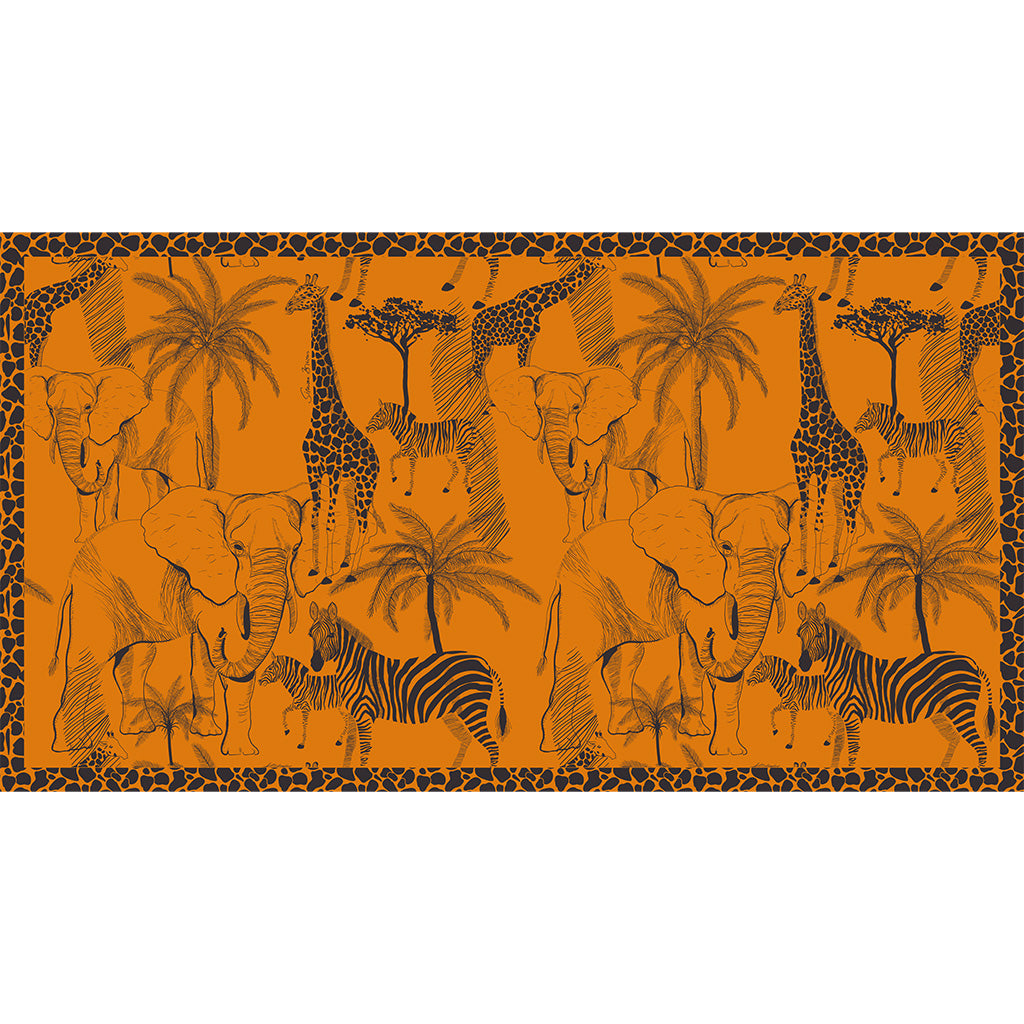 AFRIMALS CASHMERE SCARF - JELLO