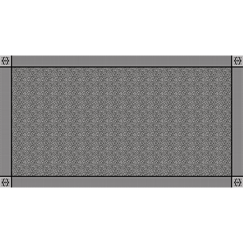 WE LOVE LEO FELTED CASHMERE SCARF - light grey