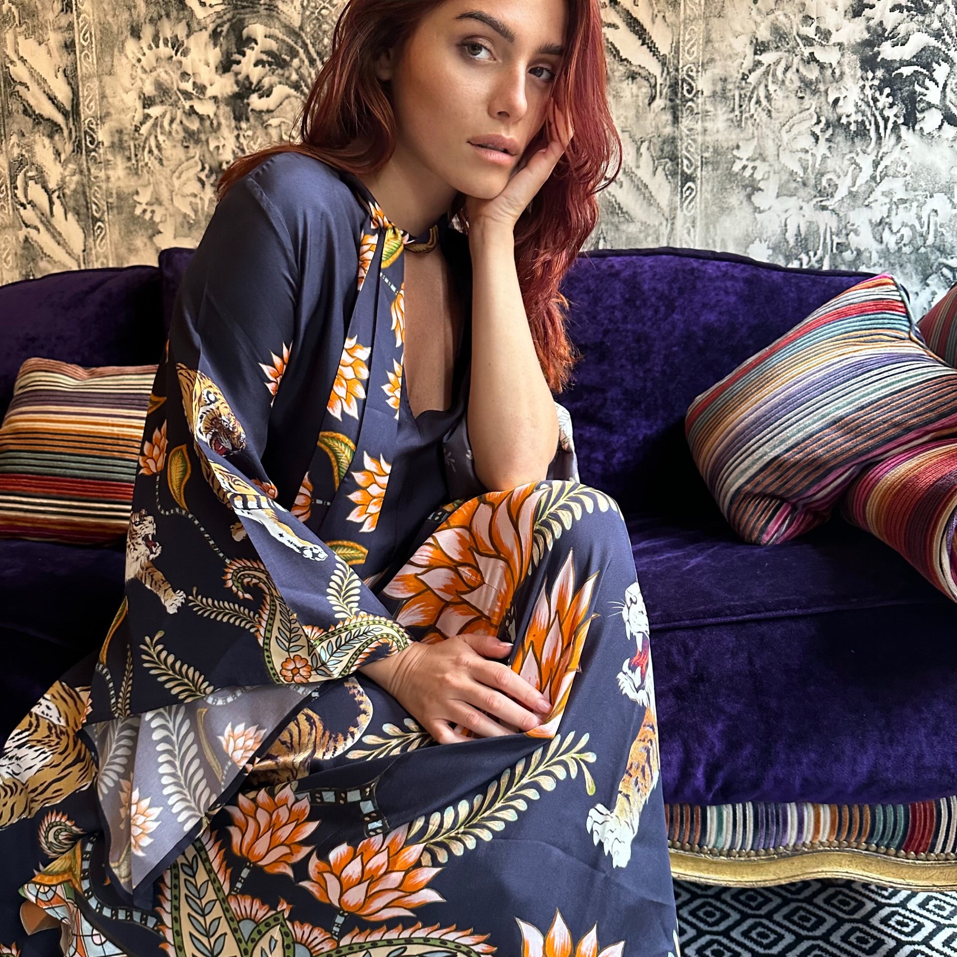 TIGER PRINCESS DRESS - black