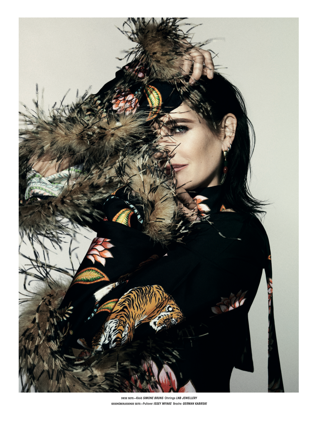 TIGER PRINCESS DRESS - black